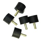 Unbranded 1 x 3 4  Large Black Rubber Bumper Cr1-23b  lot Of 5  Nos