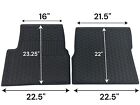 All Weather Volvo Vnl Floor Mats Fits 1998-2018 Rain Mud Deep Ribbed Pair