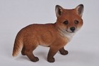 Fox Pup Standing Garden Statue Decoration Home Yard Decor Animal Sculpture
