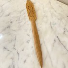 Vintage Intricate Hand Carved Letter Opener Desk Office Gift