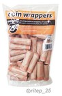 36 Rolls Preformed Quarter Coin Wrappers Tubes 25 Cent  holds  10 Each   1 Pack 