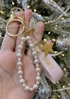 2025 Diovip Gift Pink Holiday Ribbon Key Ring Key Chain Bag Charm