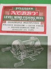 Vintage Pflueger Nobby Reel Owners Manual Brochure Information Care