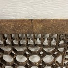 Antique Cast Iron Heating Grate Cover Vent Register Honeycomb 15 75 X 12    B