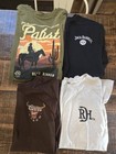 Jack Daniels Pabst Blue Ribbon Coors Light Red Dirt Tshirt Lot Of 4 Mens 2xl