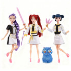 1 3pcs Gift Cosplay Kpop Demon Hunters Action Figures Mira Rumi Zoey Doll Toy