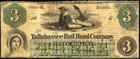 Fl  3 The Tallahassee Rail Road Company Florida 1870 Benice 113
