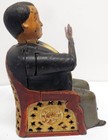 Cast Iron Tammany C i  Mechanical Bank Antique Americana Toy Yellow Vest