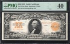 1922  20 Gold Certificate Mule Pmg 40 Fr 1187m 74158