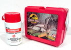 Vintage Jurassic Park 1992 Plastic Lunchbox Thermos New W tags   Inserts
