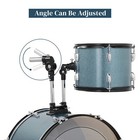 Full Size Adult Drum Set 5-piece Black With Bass Drum  Two Tom Drum  Snare Drum