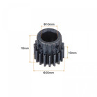1mod 18t Pinion Gear 10mm Bore Hardened Steel Motor Rack Spur Gear With Step For