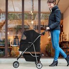 3-wheel Pet Stroller For Dogs   Cats - Foldable  Waterproof W cup Holder 