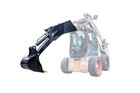 Single Arm Digger 12 Inch Bucket Backhoe Attachment For Mini Skid Steer Loaders