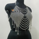 Handcrafted Chainmail Bikini Top Aluminum Medieval Armor For Larp Renaissance