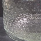 Alive Water 2 5 Gallon Empty Glass Jug   Lid 3d Flower Of Life Lead Free Bottle