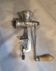 Vintage Antique Meat Grinder Metal Works Kitchen Countertop Clamp Keystone 10