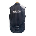Rudy Project Cycling Vest Mens Xl Black White Sleeveless Windbreaker Bike Gilet