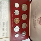 1976 Republic Of Malta  9 Coin Decimal Proof Set W  Certificate   Info