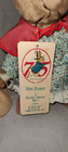 Vintage 1972 Eden Mrs  Rabbit Plush Bunny W basket Beatrix Potter Stuffed Animal