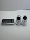 Vtech Vm350-2 White 5  Color Lcd Screen High Resolution 2 Camera Video Monitor