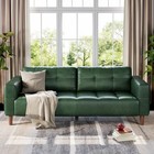 800lb 3-seater Sofa Couch W spring Cushion deep Seats   2 Removable Back Cushion