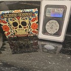 2024 Libertad Reverse Proof 1 Oz Silver Ngc Pf70 Sugar Skullonly 80 In This Slab