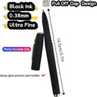 Gel Ink Roller Ball Pens  Black Ink  Ultra Fine 0 38mm  Comfortable