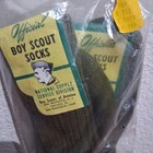 2 Pair Vintage Official Boy Scout Socks Size 10 5 National Supply Nos sealed 