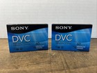 Lot Of 2 - Sony Dvm60prr Dvc Mini Dv 60 Minute Video Camcorder Cassette Tape
