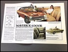 1975 Ford Maverick 8-page Original Dealer Sales Brochure Catalog - Grabber Decor