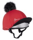 Lemieux Pom Pom Horse Riding Hat Silk With 4 Way Stretch Fabric Coordinates W   