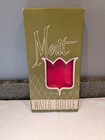 Merit Vintage Red Hot Water Bottle 2 Quart Original Box Rubber Company Twist Cap