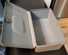 Vintage 1950s Swanco Usa Heavy Steel Utility Lock Box With Key  Locks Perfect 