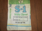 Vtg Flour Sack Louisiana S-1 White Clover 50 Lb  If It s In This Bag  It s S-1  
