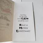 Christmas Card Money Holder Hallmark Santa He Made His List And Checked It Twice