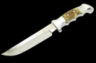 Vintage Style Custom Fixed Blade Hunting Knife Outdoor Survival Knife  W  Sheath