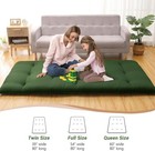Twin Full Size Floor Mattress portable Roll Up Mattress Sleeping Pad For Dorm Us