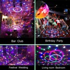 Mini Dj Disco Ball Party Stage Lights Sbolight Led 7colors Effect Projector K   