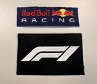 Ultimate Patch 2 Pack Formula One F1 Racing Iron On Patches Red Racing 3 5   