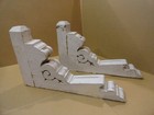 Antique Architectural Corbels Lg Victorian Roof Eave Brackets 25 1 2 X 15 1 4