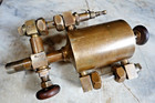Antique Rare  united Lubr Co   Brass Oiler   Maritime Hit-miss-engine Locomotive