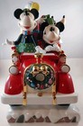 Le Large Christopher Radko Cookie Jar Mickey Mouse Minnie Christmas Fire Truck