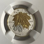 2014 Canada Maple Leaf  2 00 Gilt-reverse Proof First Release Ngc Pf70   