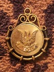 Fraternal Order Of Eagles  f o e  C  1920  Member Metal
