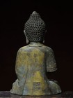 12  China Old Tibet Tibetan Buddhism Temple Bronze Gilt Tathagata Buddha Statue