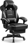 Gaming Chair With Footrest  Big And Tall Game Chair 350lb Racing Style Comput   