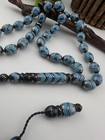 Black Coral Red Sea Yusr  Yusir Prayer Misbah Inlaid Silver 925                           