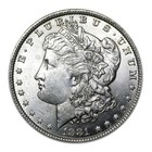 1881 S Morgan Silver Dollar  1 Brilliant Uncirculated Bu 90  Silver