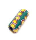 Rare Old Venetian Antique Green Multi Colored Millefiori Trade Beads- 14421